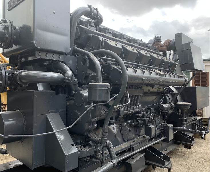 Used Waukesha L6670DSIU Diesel Generator