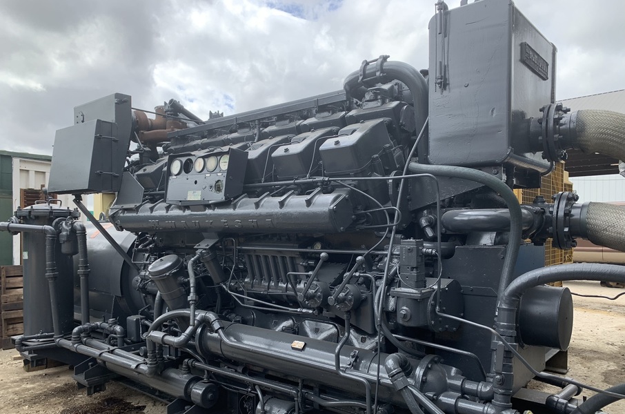 Used Waukesha L6670DSIU Diesel Generator