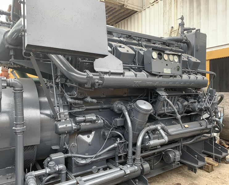 Used Waukesha L6670DSIU Diesel Generator