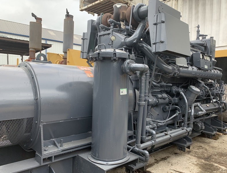 Used Waukesha L6670DSIU Diesel Generator