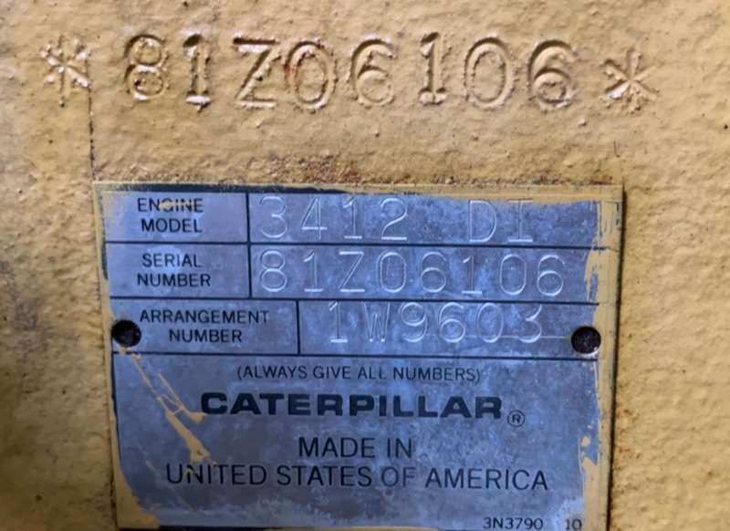 Used Caterpillar 3412 Diesel Generator