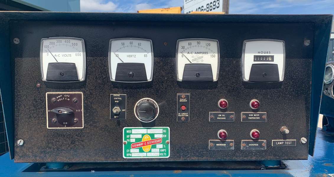 Used Stewart & Stevenson 60kW diesel Diesel Generator