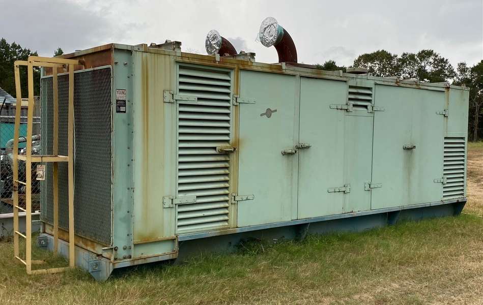 Low Hours Stewart & Stevenson DD16V149 Diesel Generator