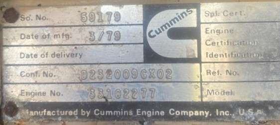 Used Cummins KT38 Diesel Generator