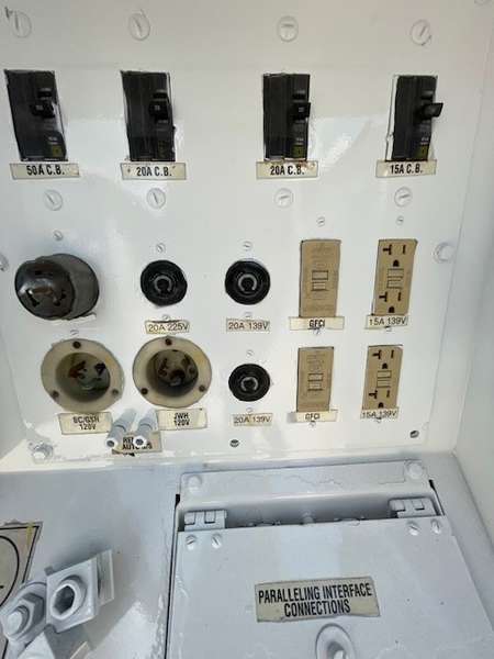 Low Hour Caterpillar XQ500-3456 Diesel Generator