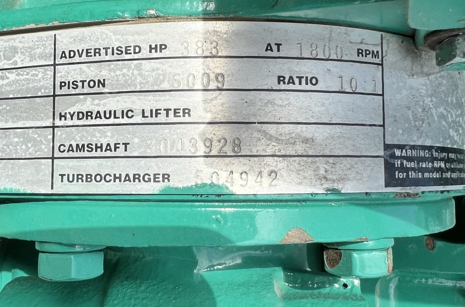 Used Cummins GTA855G3 Gas Generator