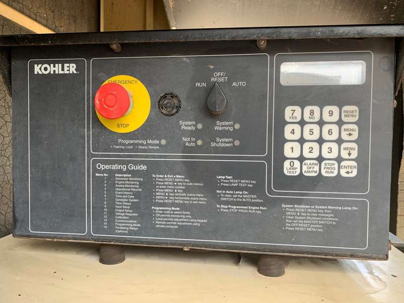 Used Kohler 60REOZJB Diesel Generator