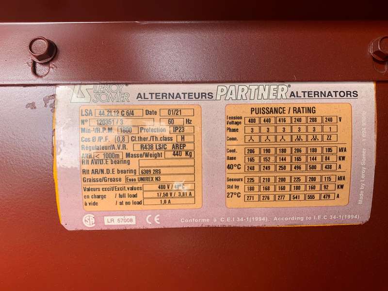 Used Ingersoll Rand G190 Diesel Generator