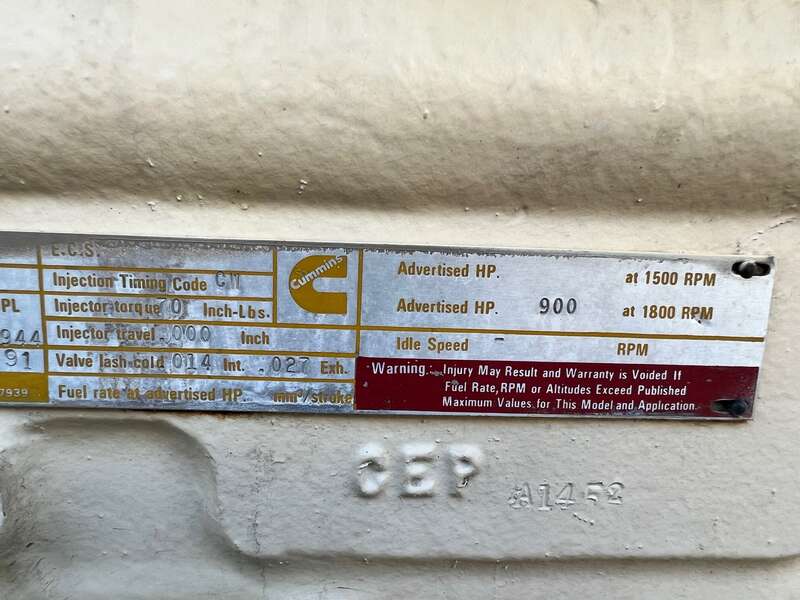 Used Cummins 600kW Diesel Generator