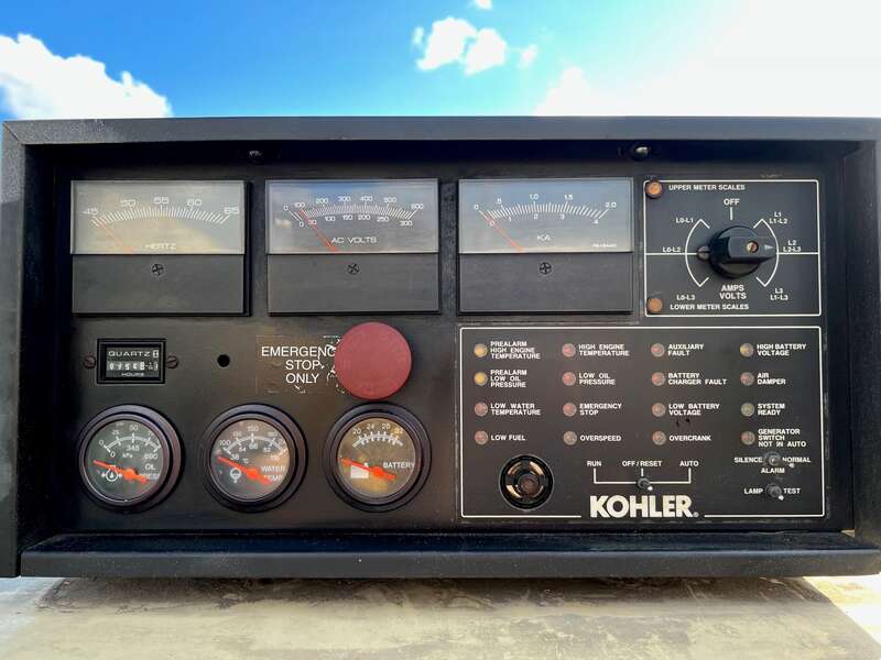 Low hours Kohler 1000kW Diesel Generator