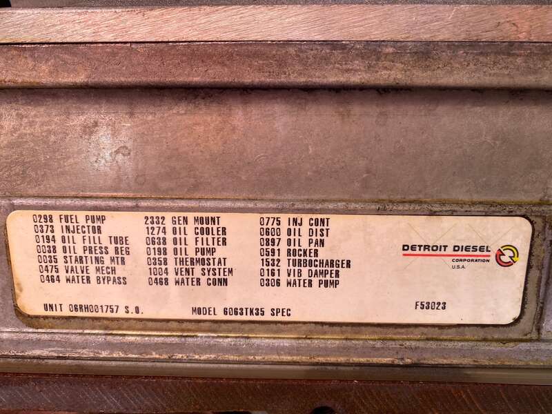 Used Atlas Copco QAS278 Diesel Generator