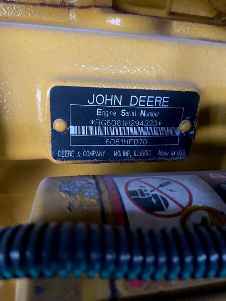 Used John Deere 250kW Diesel Generator