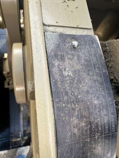 Used Cummins 200kW 6CTA Diesel Generator