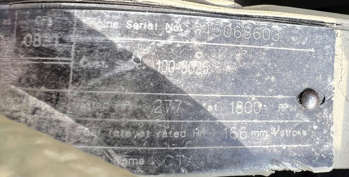 Used Cummins 200kW 6CTA Diesel Generator