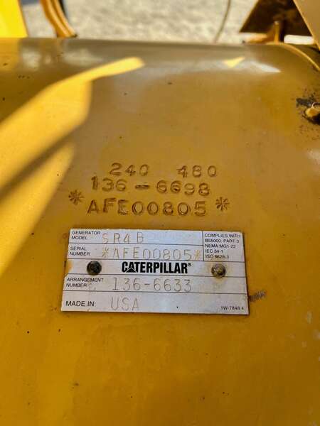 Like New Caterpilar G3412TA Gas Generator