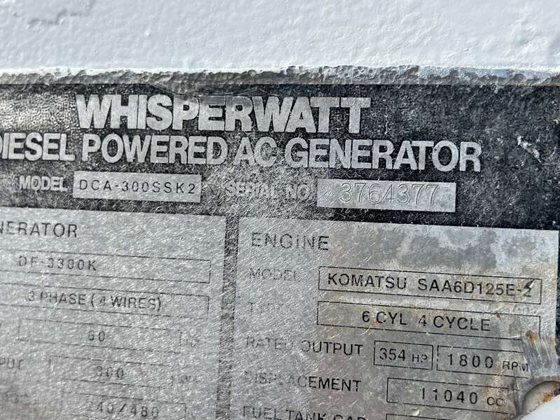 Used Multiquip DCA300SSK2 Diesel Generator