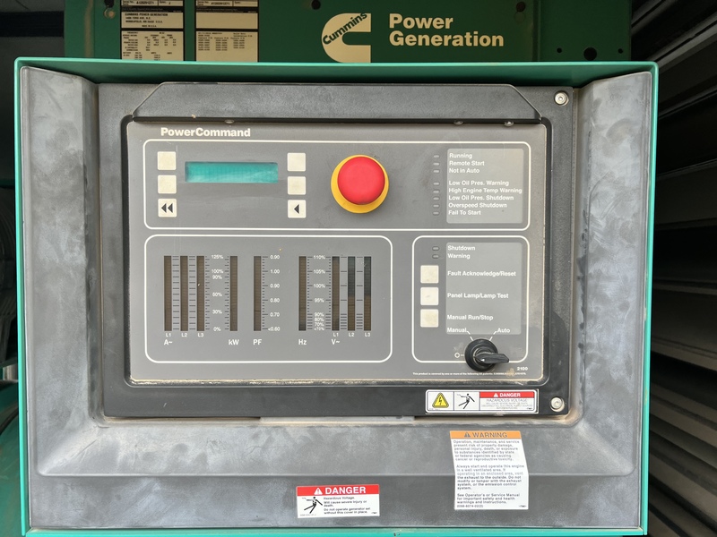 Like New Cummins 500kW Diesel Generator