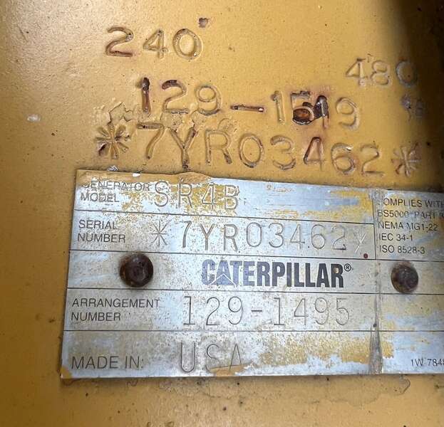 Used Caterpillar C9 Diesel Generator