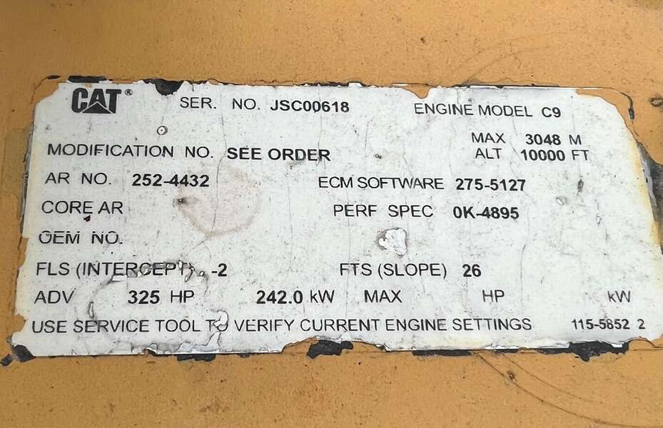 Used Caterpillar C9 Diesel Generator