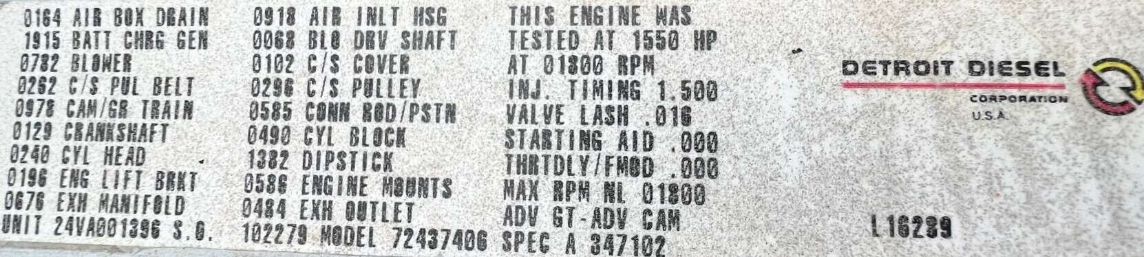 Low Hour Kohler 1000kW Diesel Generator