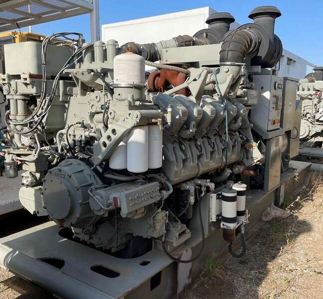 Tested Good Used MTU 12V4000 Diesel Generator