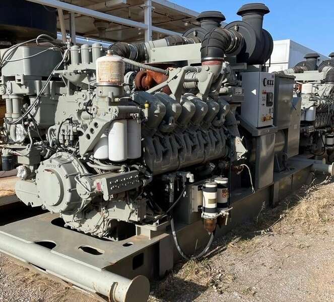 Tested Good Used MTU 12V4000 Diesel Generator