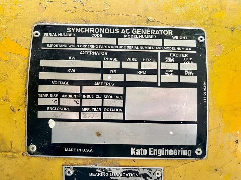 Used Caterpillar D398 Diesel Generator