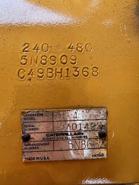 Used Caterpillar 3406B Diesel Generator