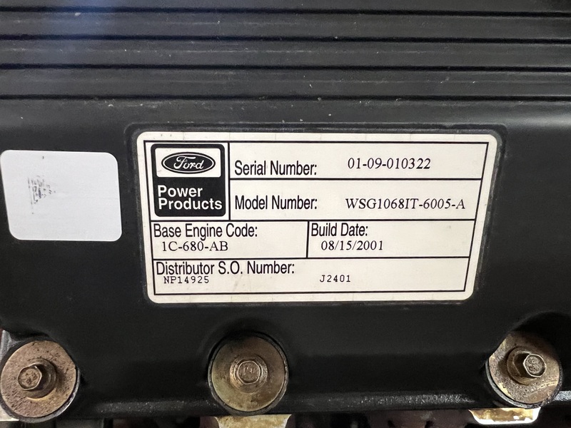 Low hours Cummins G85 Gas Generator