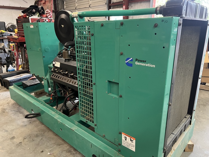 Low hours Cummins G85 Gas Generator