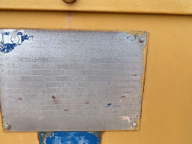 Used Baylor 1050kW Generator End