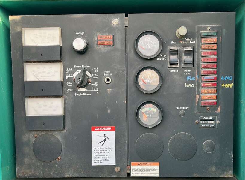 Low Hour Cummins 80DGDA Diesel Generator