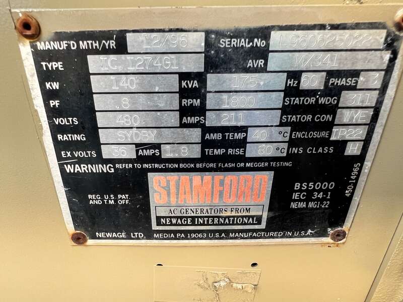 Used Cummins G855 Gas Generator