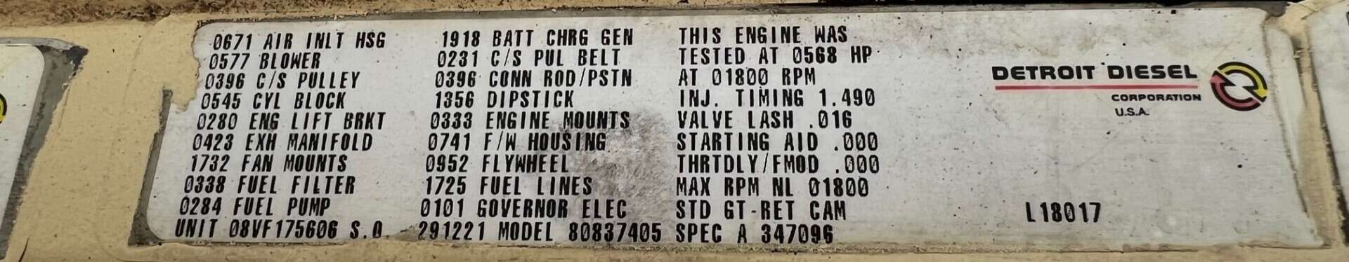 Used Kohler 350ROZD71 Diesel Generator