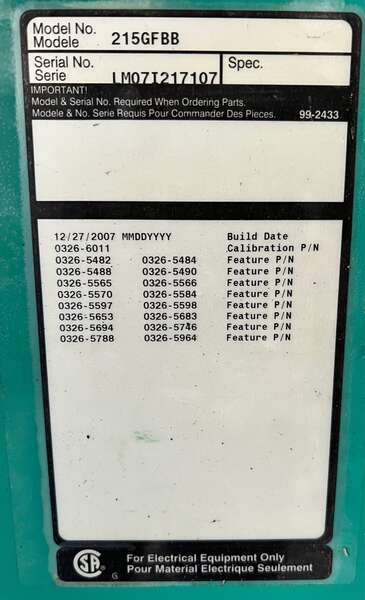 Used Cummins 215kW Gas Generator