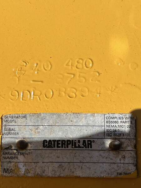 Used Caterpillar 400kW Diesel Generator