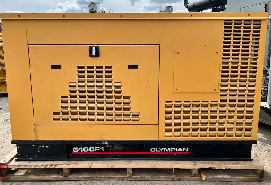 Used Caterpillar/Olympian G100F1 Gas Generator