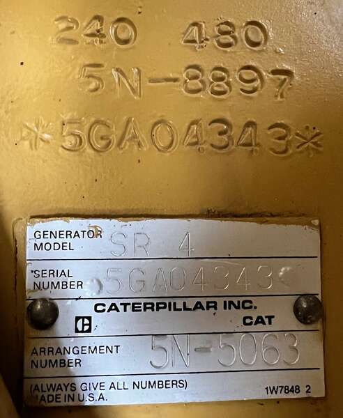 Used Caterpillar G3406 Gas Generator