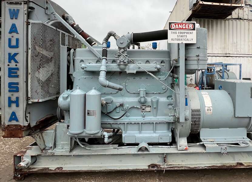 Used Waukesha 100kW Gas Generator
