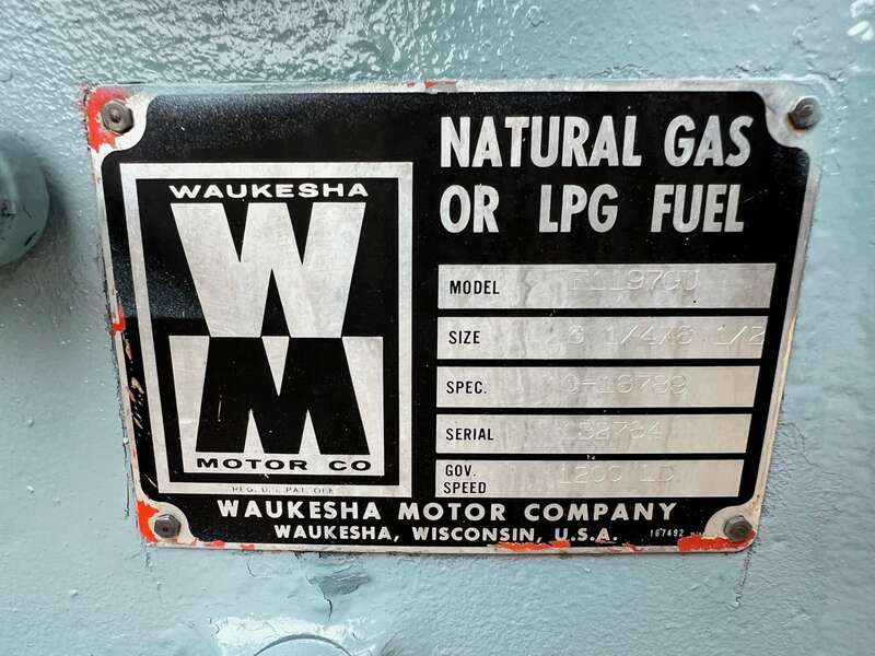 Used Waukesha 100kW Gas Generator