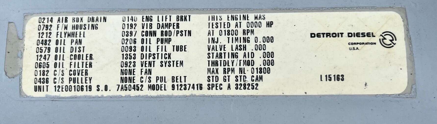 Used Kohler/Spectrum 1200kW Diesel Generator