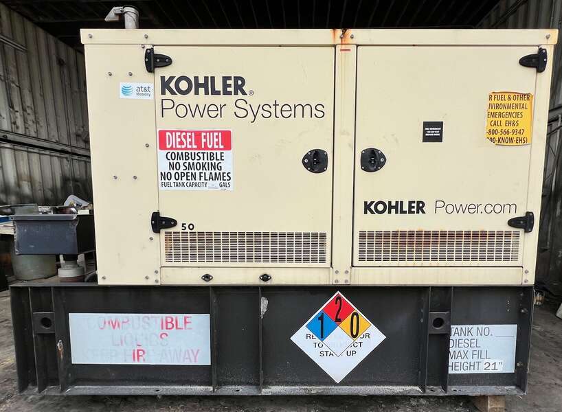 Used Kohler 50REOZJE Diesel Generator