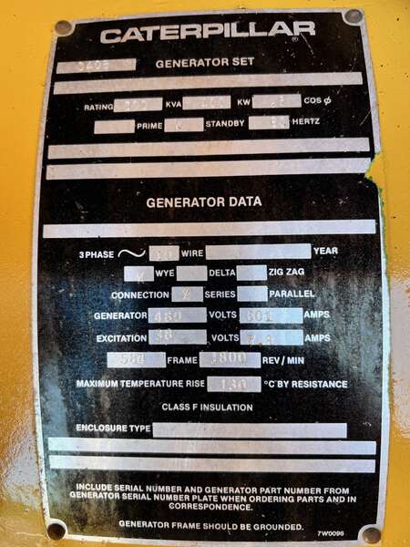 Used Caterpillar SR4 Generator End