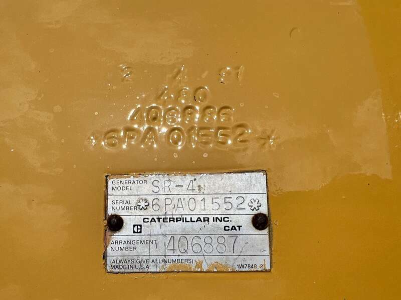 Used Caterpillar SR4 Generator End