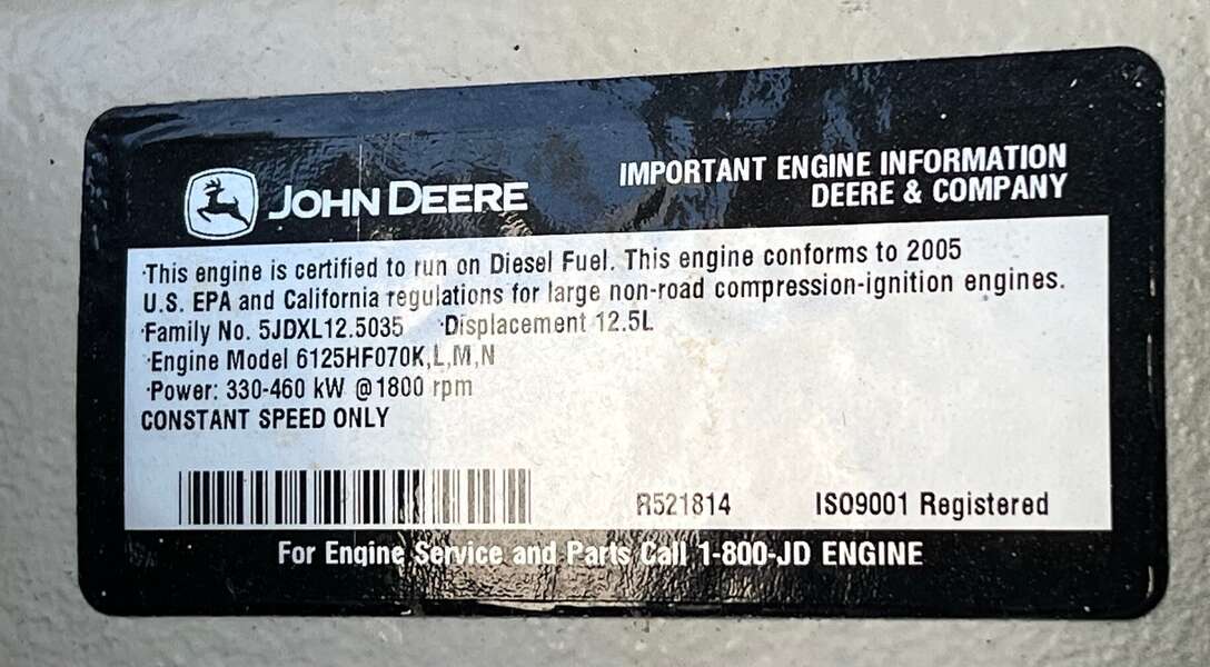 Used Katolight D300 Diesel Generator