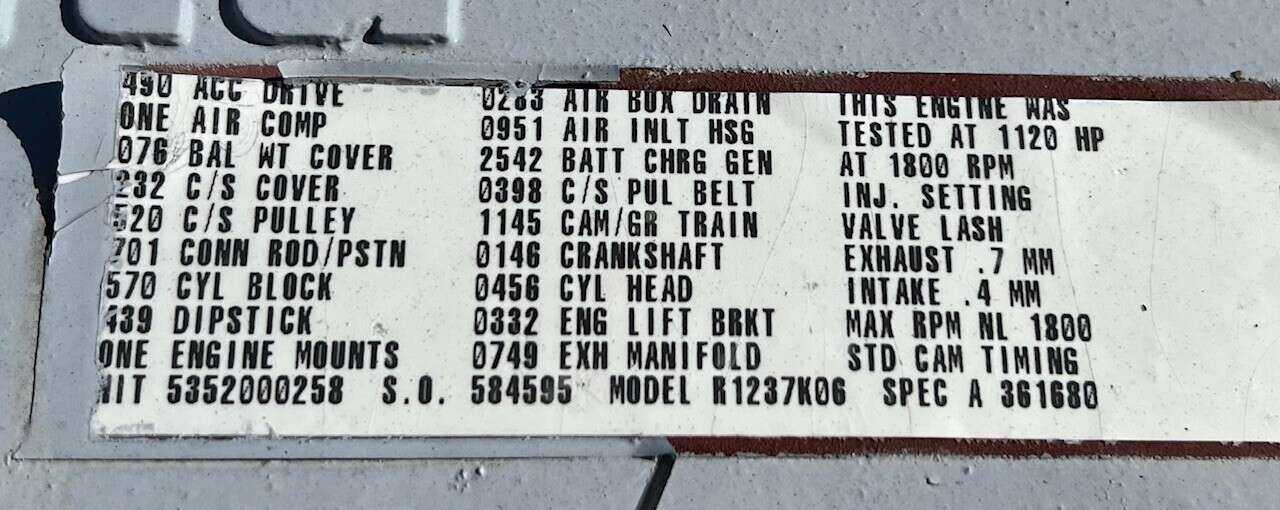 Used Spectrum 750kW Diesel Generator