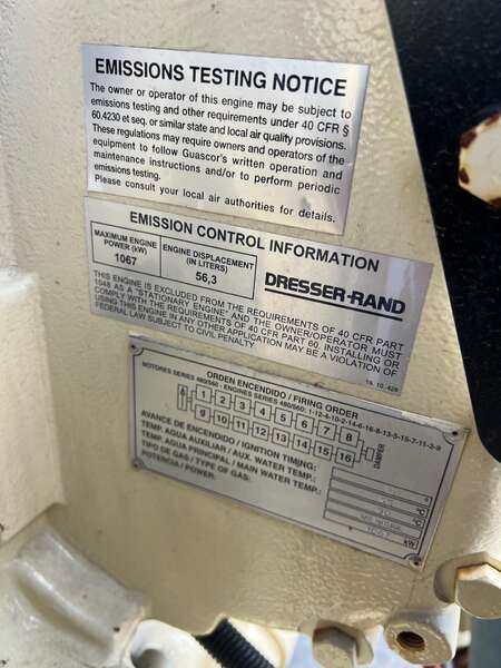 New Surplus Kohler 1000kW Gas Generator