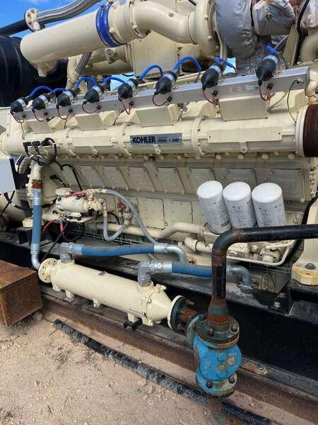 New Surplus Kohler 1000kW Gas Generator