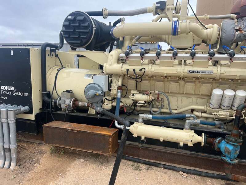 New Surplus Kohler 1000kW Gas Generator