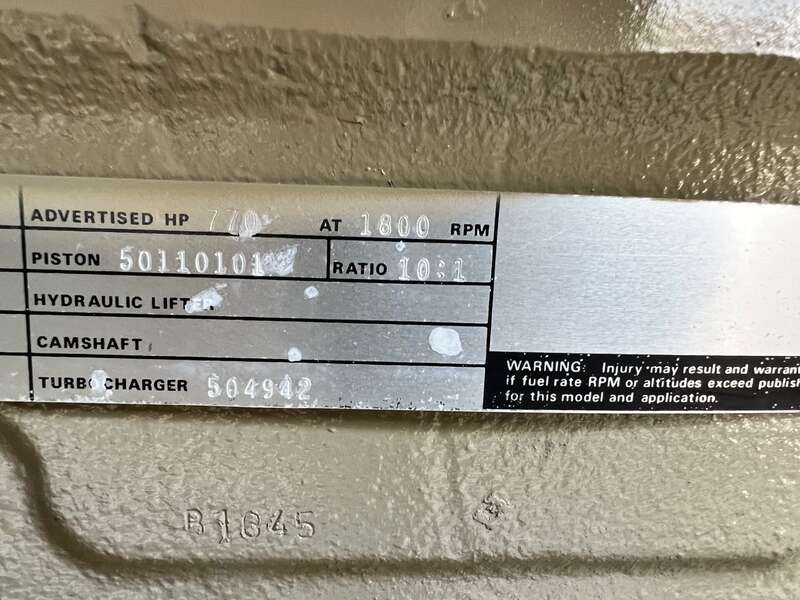 Used Cummins GTA28 Gas Generator